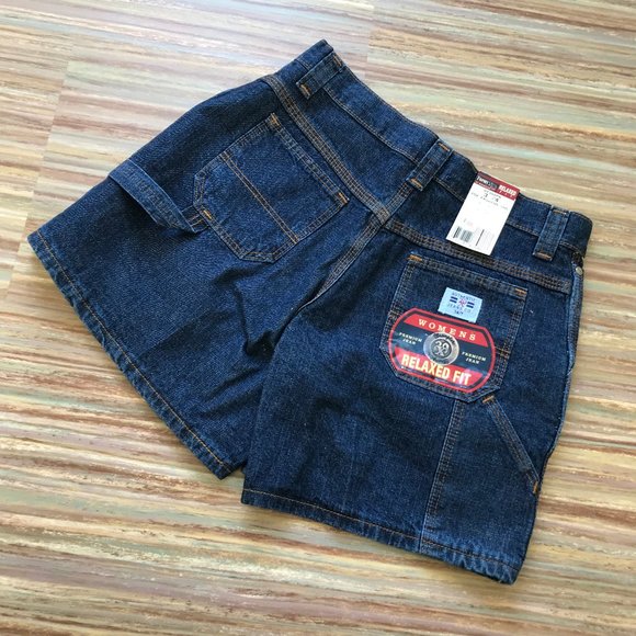 Wrangler TwentyX Carpenter Denim Jean Shorts Vintage 29" Waist NWT - Picture 2 of 5